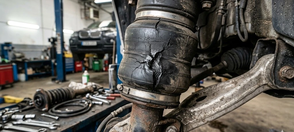 BMW 에어 서스펜션 주저앉음의 주범과 콤프레셔 사망의 상관관계