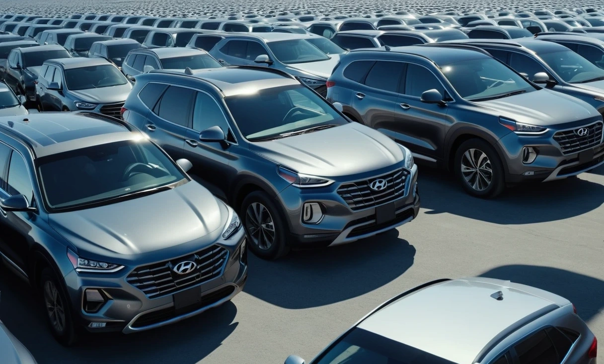 wide shot busy used 0