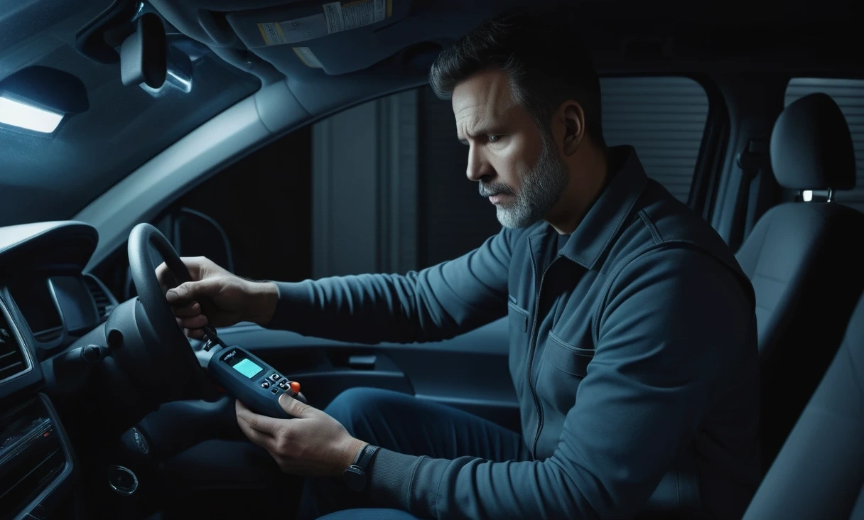 wide shot professional mechanic 0