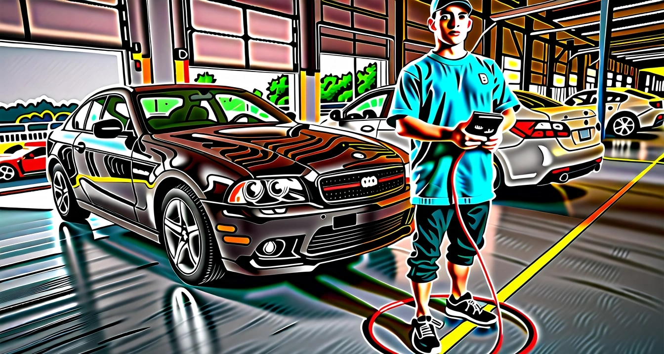 automotive repair service inspecting 3