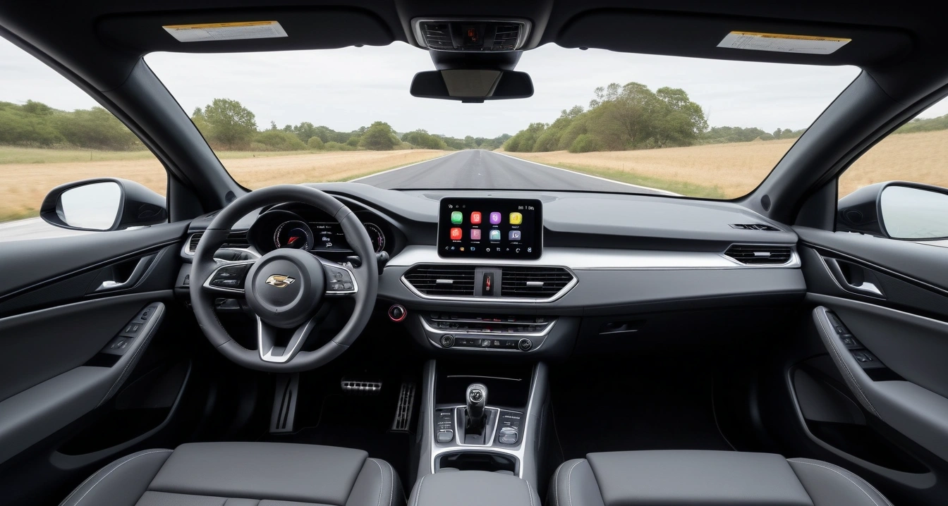 a clean modern android auto interior pre 1