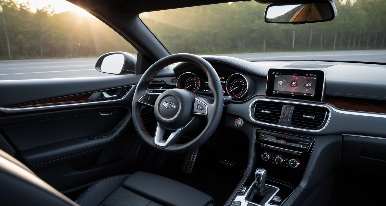 a clean modern car interior premium leat 1 4