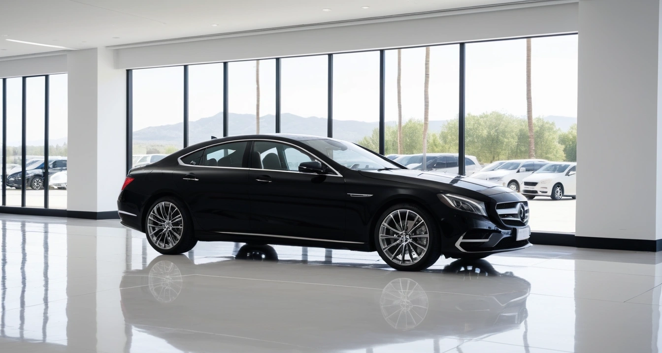 a sleek modern luxury car parked in a br 1 5
