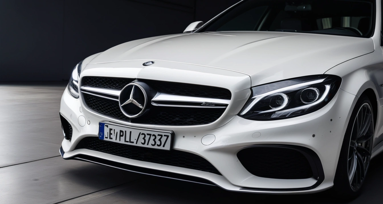 close up of a modern luxury car headligh 1 3