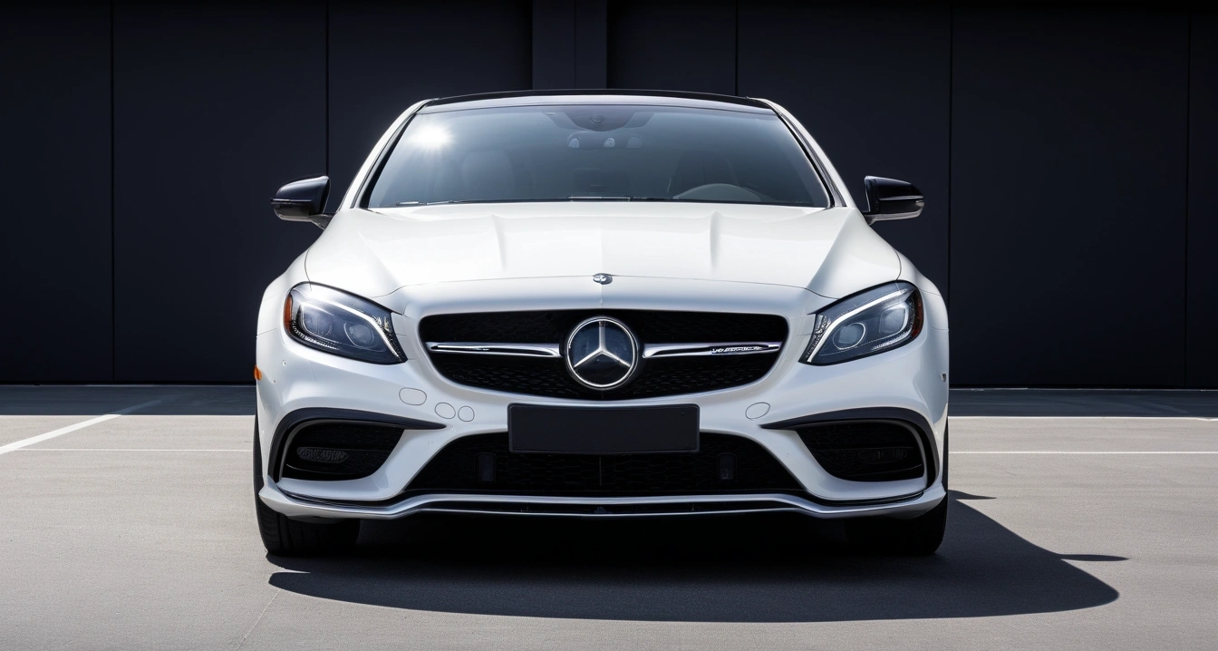 close up of a modern luxury car headligh 1 5