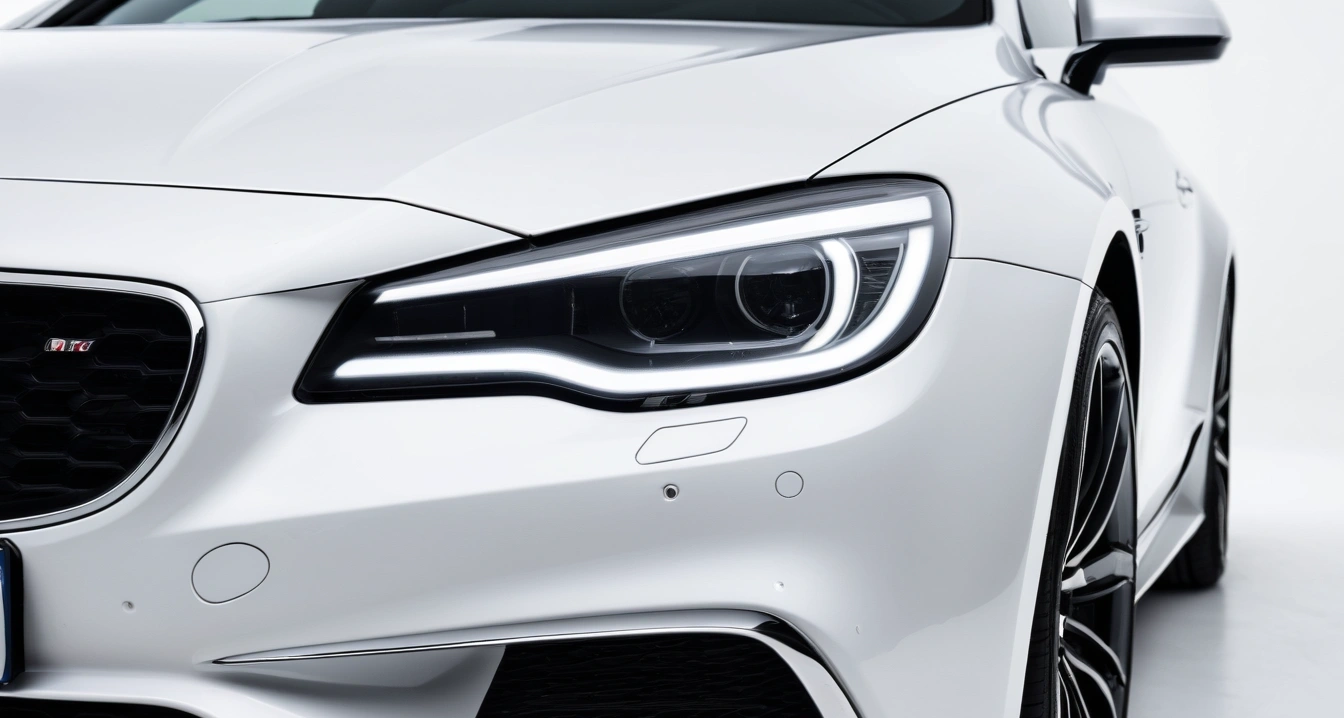 close up of a modern luxury car headligh 1 6